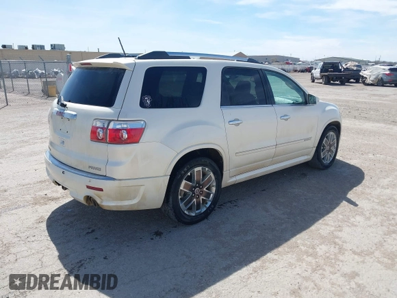 2012 GMC Acadia Denali with VIN 1GKKVTED3CJ388772, listed as a IAAI auction lot 41841072 with 246,889 mi miles. Bid and sale history available at carsss.com. Image 4.