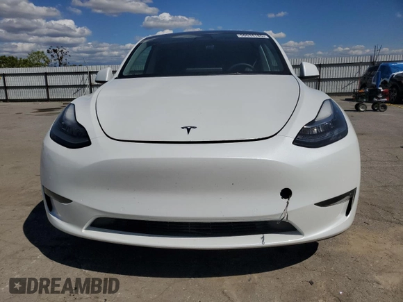 2021 Tesla Model Y Long Range z VIN 5YJYGAEE4MF267156, wystawiony jako Copart lot #50634185 z przebiegiem 72 850 mil mil oraz Szkoda całkowita • Salvage title. Historia ofert i sprzedaży dostępna na DreamBid. Obrazek 5.
