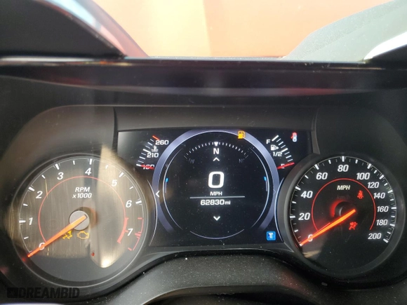 2019 Chevrolet Camaro 2SS with VIN 1G1FH1R71K0132527, listed as a Copart auction lot 85516404 with 62830 miles and Salvage Title. Bid and sale history available at carsss.com. Image 9.