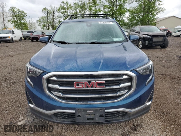 2020 GMC Terrain SLT with VIN 3GKALVEV6LL218078, listed as a Copart auction lot 57956465 with 61,398 mi miles and Salvage title. Bid and sale history available at DreamBid. Image 5.