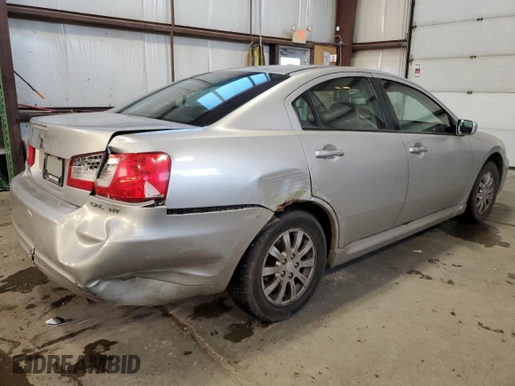 2010 Mitsubishi Galant ES with VIN 4A32B3FF8AE601111, listed as a Copart auction lot 83391824 with 123,321 mi miles and Salvage Title. Bid and sale history available at carsss.com. Image 3.