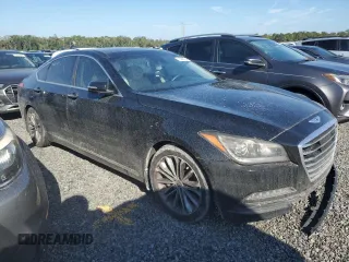 2016 Hyundai Genesis 3.8L with VIN KMHGN4JE9GU121528, listed as a Copart auction lot 73956134 with 0 mi miles and Non Repairable. Bid and sale history available at carsss.com. Image 4.