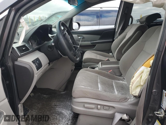 2014 Honda Odyssey EX with VIN 5FNRL5H40EB054748, listed as a Copart auction lot 46794555 with 135,095 mi miles and Salvage Title. Bid and sale history available at carsss.com. Image 7.