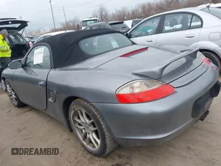 2003 Porsche Boxster with VIN WP0CA29813U621288, listed as a IAAI auction lot 41471740 with 107,864 mi miles. Bid and sale history available at carsss.com. Image 3.