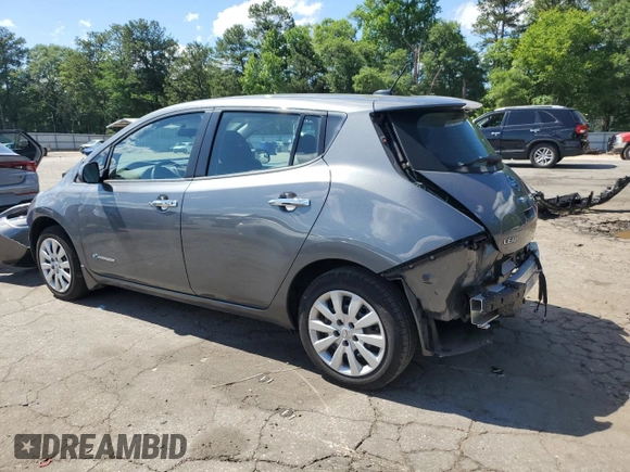 2017 Nissan LEAF SV with VIN 1N4BZ0CPXHC308851, listed as a Copart auction lot 57626535 with 51,912 mi miles and Salvage title. Bid and sale history available at DreamBid. Image 2.