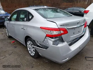 2014 Nissan Sentra SV with VIN 3N1AB7AP7EY266683, listed as a IAAI auction lot 41813136 with 1 mi miles. Bid and sale history available at carsss.com. Image 3.