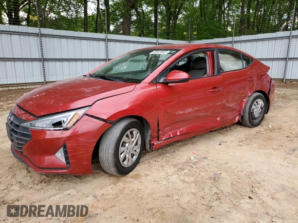 2019 Hyundai Elantra SE with VIN 5NPD74LF3KH468203, listed as a Copart auction lot 53043005 with 99,398 mi miles and Salvage Title. Bid and sale history available at DreamBid. Image 1.