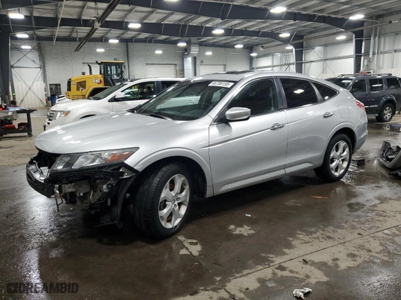 2011 Honda Accord Crosstour EX-L with VIN 5J6TF2H51BL000544, listed as a Copart auction lot 46706155 with 122,496 mi miles and Salvage Title. Bid and sale history available at carsss.com. Image 1.