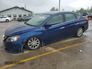 2019 Nissan Sentra S with VIN 3N1AB7AP4KY405017, listed as a Copart auction lot 58198455 with 79,309 mi miles and Salvage title. Bid and sale history available at DreamBid. Image 1.
