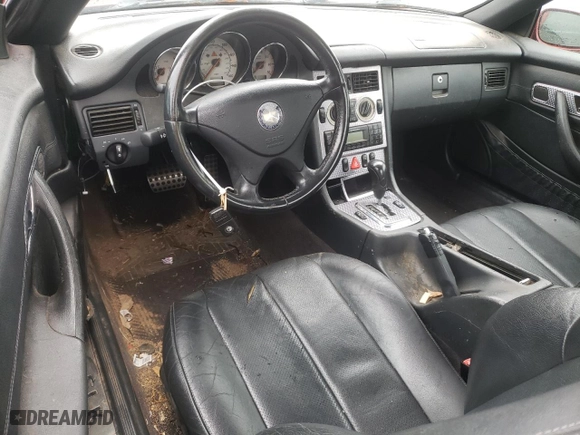 2003 Mercedes-Benz SLK-Class 2.3L with VIN WDBKK49F03F285140, listed as a Copart auction lot 80080364 with NaN miles and Salvage Title. Bid and sale history available at carsss.com. Image 8.