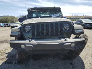 2021 Jeep Wrangler Unlimited Sahara Altitude с VIN 1C4HJXEM0MW655802, выставлен на аукционе Copart как лот 53337225 с пробегом 48 130 миль миль и Списание • Salvage title. История ставок и продаж доступна на DreamBid. Изображение 5.