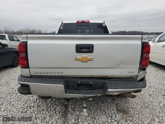 2014 Chevrolet Silverado 1500 LTZ with VIN 3GCUKSEC7EG245021, listed as a Copart auction lot 85234434 with 144,310 mi miles and Clean Title. Bid and sale history available at carsss.com. Image 6.