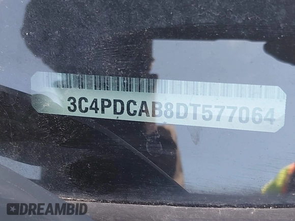 2013 Dodge Journey American Value with VIN 3C4PDCAB8DT577064, listed as a IAAI auction lot 42087623 with 143,044 mi miles and . Bid and sale history available at DreamBid. Image 9.