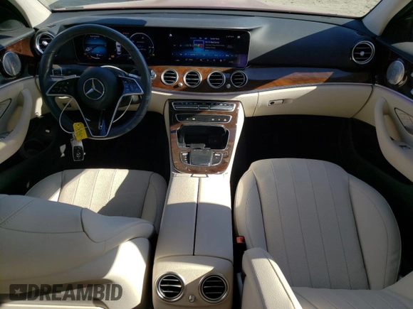 2023 Mercedes-Benz E 350 with VIN W1KZF8EB0PB139094, listed as a Copart auction lot 46427445 with 21,303 mi miles and Salvage Title. Bid and sale history available at DreamBid. Image 8.