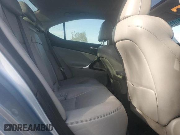 2006 Lexus IS 250 with VIN JTHCK262465005997, listed as a Copart auction lot 54251915 with 208,670 mi miles and Salvage Title. Bid and sale history available at DreamBid. Image 10.