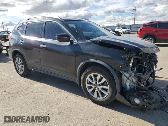 2018 Nissan Rogue S with VIN KNMAT2MT6JP614720, listed as a Copart auction lot 49544095 with 55,150 mi miles and Salvage Title. Bid and sale history available at carsss.com. Image 4.