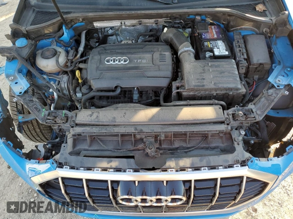 2019 Audi Q3 S line Premium Plus with VIN WA1EECF34K1084907, listed as a Copart auction lot 80546094 with 79,972 mi miles and Salvage Title. Bid and sale history available at carsss.com. Image 12.