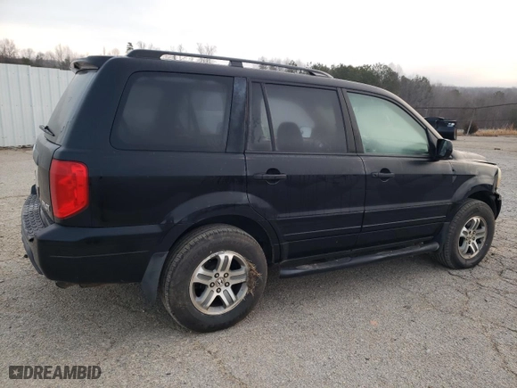 2004 Honda Pilot EX with VIN 5FNYF18554B000834, listed as a Copart auction lot 48738425 with 179,626 mi miles and Salvage Title. Bid and sale history available at carsss.com. Image 3.