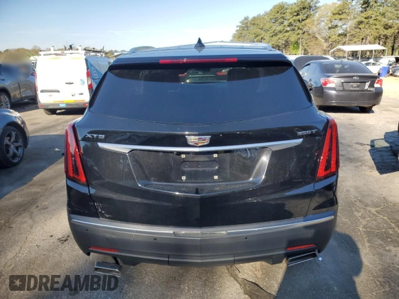 2020 Cadillac XT5 Luxury FWD with VIN 1GYKNAR43LZ167680, listed as a Copart auction lot 50603835 with 52,874 mi miles and Salvage title. Bid and sale history available at DreamBid. Image 6.