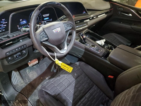 2024 Cadillac Escalade Premium Luxury Platinum with VIN 1GYS4DKL3RR214267, listed as a Copart auction lot 68439984 with 0 mi miles and Salvage Title. Bid and sale history available at carsss.com. Image 8.