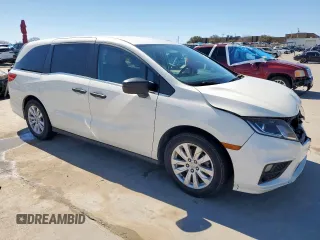 2018 Honda Odyssey LX with VIN 5FNRL6H2XJB101475, listed as a Copart auction lot 47706735 with 91,659 mi miles and Salvage Title. Bid and sale history available at carsss.com. Image 4.