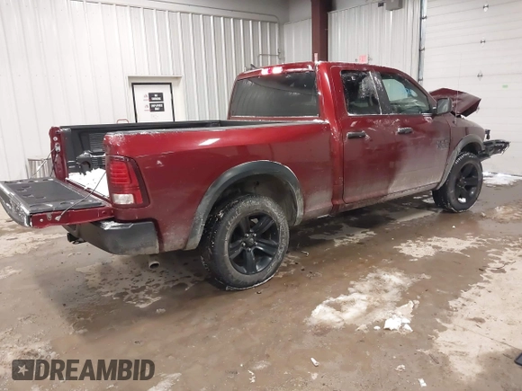2021 Ram 1500 Classic Warlock with VIN 1C6RR7GG1MS576853, listed as a IAAI auction lot 41374629 with 27,119 mi miles. Bid and sale history available at carsss.com. Image 4.