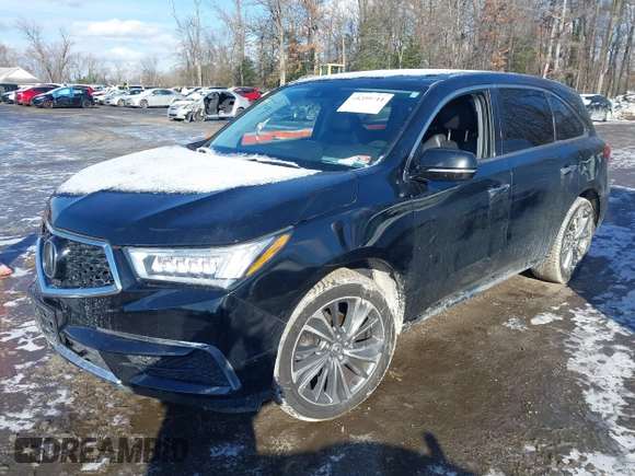 2017 Acura MDX w/Technology Pkg with VIN 5FRYD4H57HB006808, listed as a IAAI auction lot 41350211 with 164,719 mi miles. Bid and sale history available at carsss.com. Image 17.
