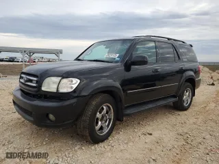 2001 Toyota Sequoia Limited with VIN 5TDBT48A41S041363, listed as a Copart auction lot 89224125 with 214,144 mi miles and Salvage Title. Bid and sale history available at carsss.com. Image 1.