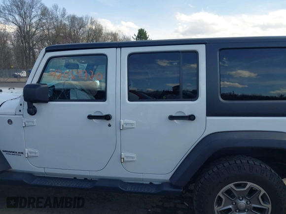 2015 Jeep Wrangler Unlimited Rubicon with VIN 1C4BJWFGXFL507315, listed as a IAAI auction lot 42059720 with 90,189 mi miles and . Bid and sale history available at DreamBid. Image 14.