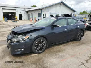 2016 Nissan Maxima S with VIN 1N4AA6AP0GC422137, listed as a Copart auction lot 57587785 with 173,595 mi miles and Salvage title. Bid and sale history available at DreamBid. Image 1.