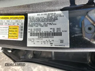 2017 Ford Fusion Hybrid SE with VIN 3FA6P0LU0HR374551, listed as a Copart auction lot 84612714 with 121,991 mi miles and Salvage title. Bid and sale history available at DreamBid. Image 13.