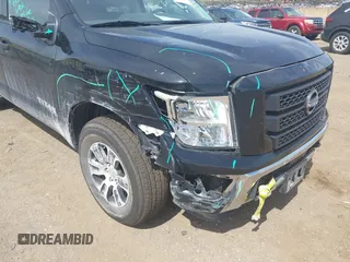 2024 Nissan Titan SV with VIN 1N6AA1EC6RN110607, listed as a IAAI auction lot 42167410 with 25,726 mi miles and . Bid and sale history available at DreamBid. Image 6.