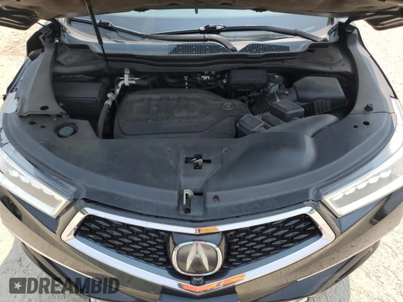 2017 Acura MDX Advance z VIN 5FRYD4H9XHB006658, wystawiony jako Copart lot #59113645 z przebiegiem 107 465 mil mil oraz Szkoda całkowita • Salvage title. Historia ofert i sprzedaży dostępna na DreamBid. Obrazek 12.