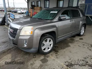 2010 GMC Terrain SLT-1 with VIN 2CTALFEW9A6285547, listed as a Copart auction lot 49255605 with 170,963 mi miles and Salvage Title. Bid and sale history available at carsss.com. Image 1.