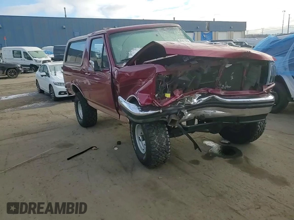 1994 Ford Bronco Custom with VIN 1FMEU15H3RLB53350, listed as a Copart auction lot 82411494 with 101,328 mi miles and Clean Title. Bid and sale history available at DreamBid. Image 10.