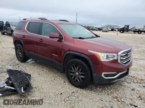 2017 GMC Acadia SLT with VIN 1GKKNMLA1HZ220734, listed as a Copart auction lot 44987905 with 104,611 mi miles and Salvage Title. Bid and sale history available at carsss.com. Image 4.
