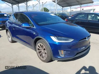 2018 Tesla Model X 75D with VIN 5YJXCAE27JF122380, listed as a IAAI auction lot 41939180 with 130,592 mi miles. Bid and sale history available at carsss.com. Image 1.