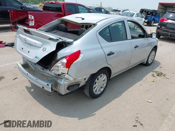 2016 Nissan Versa S with VIN 3N1CN7AP4GL868196, listed as a IAAI auction lot 42390628 with 82,253 mi miles and . Bid and sale history available at DreamBid. Image 4.
