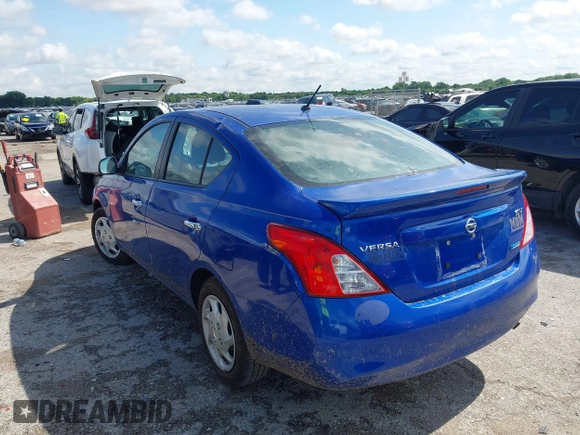 2013 Nissan Versa S Plus with VIN 3N1CN7AP5DL840838, listed as a IAAI auction lot 42343957 with 91,669 mi miles and . Bid and sale history available at DreamBid. Image 3.