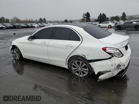 2016 Mercedes-Benz C 300 Luxury with VIN 55SWF4KB5GU109093, listed as a Copart auction lot 48825165 with 78,322 mi miles and Salvage Title. Bid and sale history available at carsss.com. Image 2.