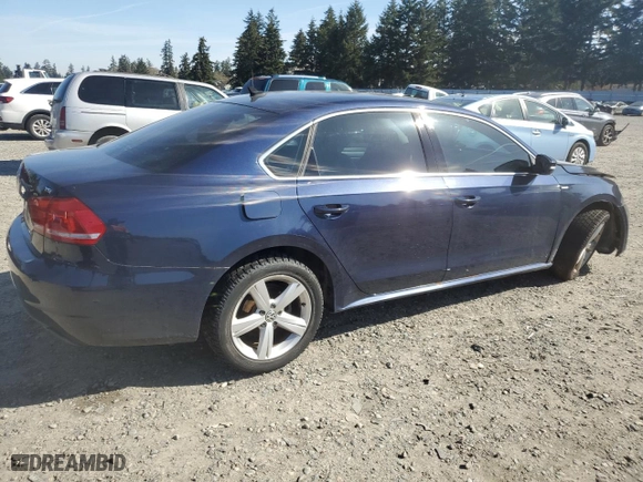 2014 Volkswagen Passat Wolfsburg Ed with VIN 1VWAT7A32EC052116, listed as a Copart auction lot 52789725 with 115,995 mi miles and Salvage Title. Bid and sale history available at carsss.com. Image 3.