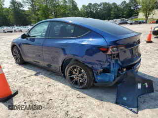 2024 Tesla Model Y Long Range with VIN 7SAYGAEE6RF202481, listed as a Copart auction lot 59208165 with 15,346 mi miles and Salvage title. Bid and sale history available at DreamBid. Image 2.