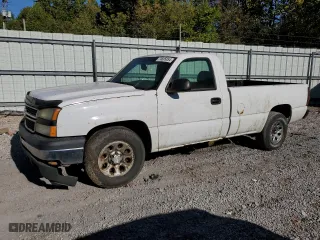 2006 Chevrolet Silverado 1500 Work Truck with VIN 1GCEC14V86E187167, listed as a Copart auction lot 74695854 with 197,199 mi miles and Salvage Title. Bid and sale history available at carsss.com. Image 1.