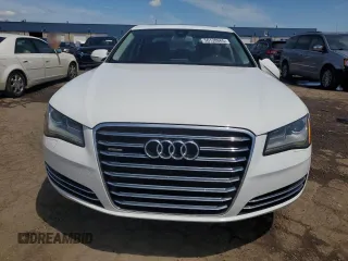 2012 Audi A8 with VIN WAURVAFD2CN017511, listed as a Copart auction lot 56138665 with 100,155 mi miles and Clean title. Bid and sale history available at DreamBid. Image 5.