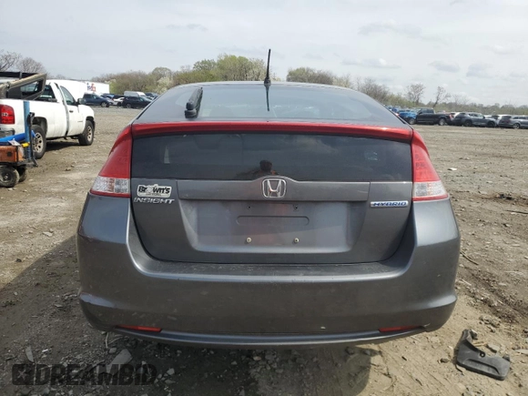 2011 Honda Insight EX with VIN JHMZE2H75BS008221, listed as a Copart auction lot 51910115 with 82,670 mi miles and Salvage Title. Bid and sale history available at DreamBid. Image 6.