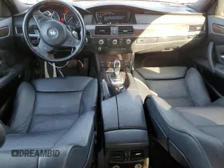 2010 BMW 5 Series 550i with VIN WBANW5C53ACT56674, listed as a Copart auction lot 70927084 with 129,722 mi miles and Salvage Title. Bid and sale history available at DreamBid. Image 8.