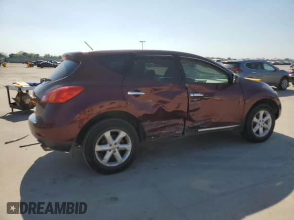 2010 Nissan Murano SL z VIN JN8AZ1MU6AW019958, wystawiony jako Copart lot #51998705 z przebiegiem 182 309 mil mil oraz Szkoda całkowita • Salvage title. Historia ofert i sprzedaży dostępna na DreamBid. Obrazek 3.