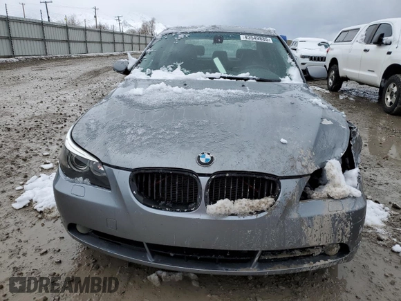 2004 BMW 5 Series 530i with VIN WBANA73554B058552, listed as a Copart auction lot 49549885 with 251,004 mi miles and Salvage Title. Bid and sale history available at DreamBid. Image 5.