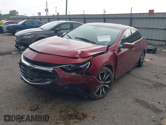 2020 Chevrolet Malibu RS with VIN 1G1ZG5ST0LF063858, listed as a IAAI auction lot 42093958 with Not Provided miles and . Bid and sale history available at DreamBid. Image 2.