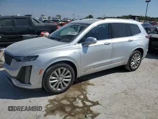 2020 Cadillac XT6 FWD Premium Luxury with VIN 1GYKPCRSXLZ122143, listed as a Copart auction lot 70799484 with 87,962 mi miles and Salvage Title. Bid and sale history available at carsss.com. Image 1.